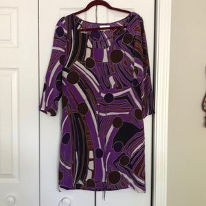 Pretty silk dress M size